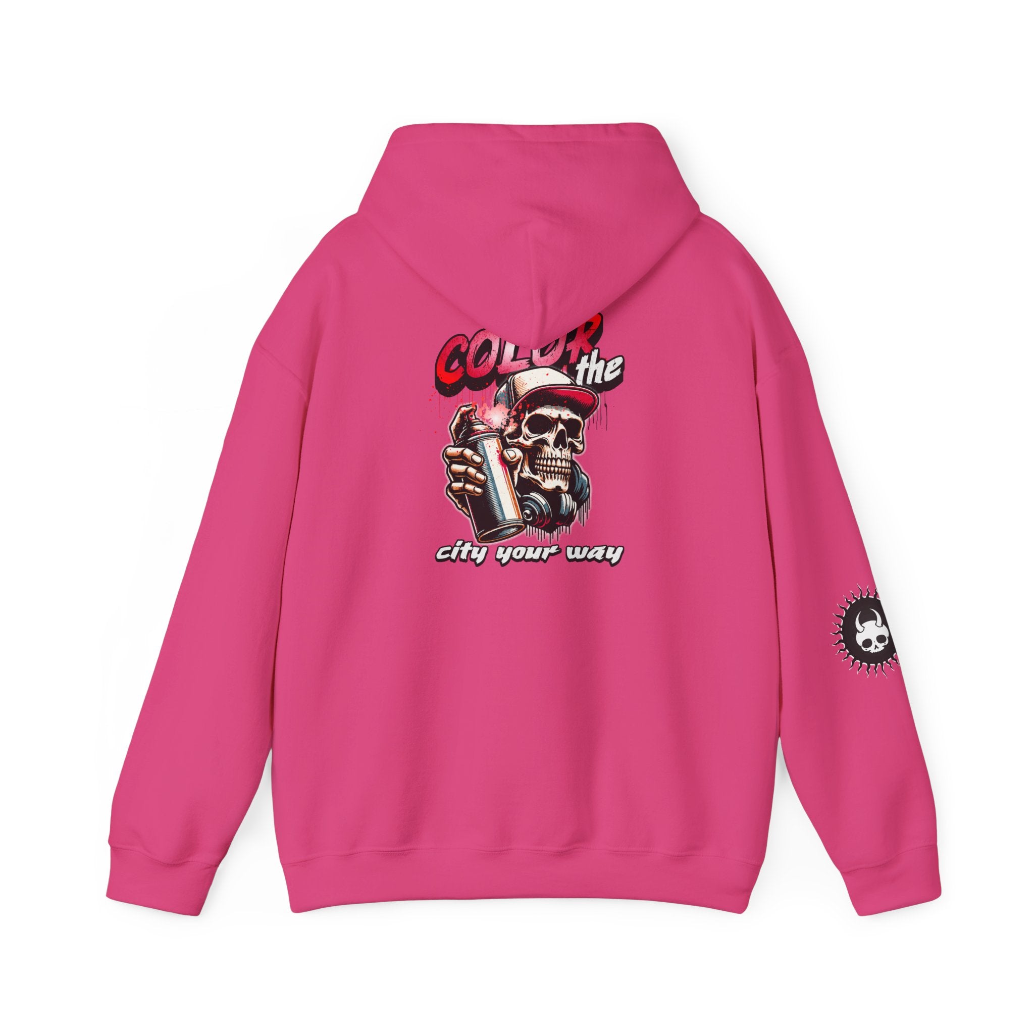 Color The City You Way - Unisex Heavy Blend™ Hooded Sweatshirt - Damned Threads